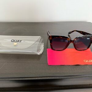 Quay Icy 51mm Gradient Square Sunglasses